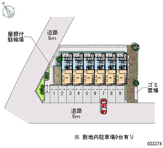 ★手数料０円★八王子市七国 月極駐車場